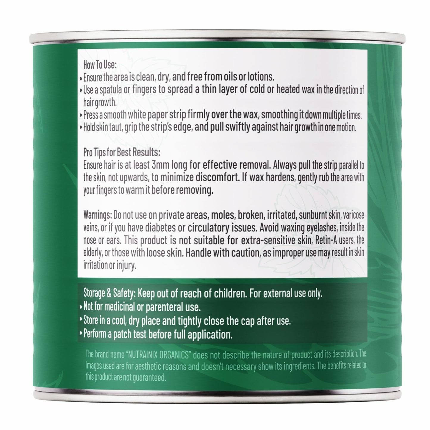 Minimal Pain Liposoluble Oil Wax - Apply Cold For Effortless Hair Removal
