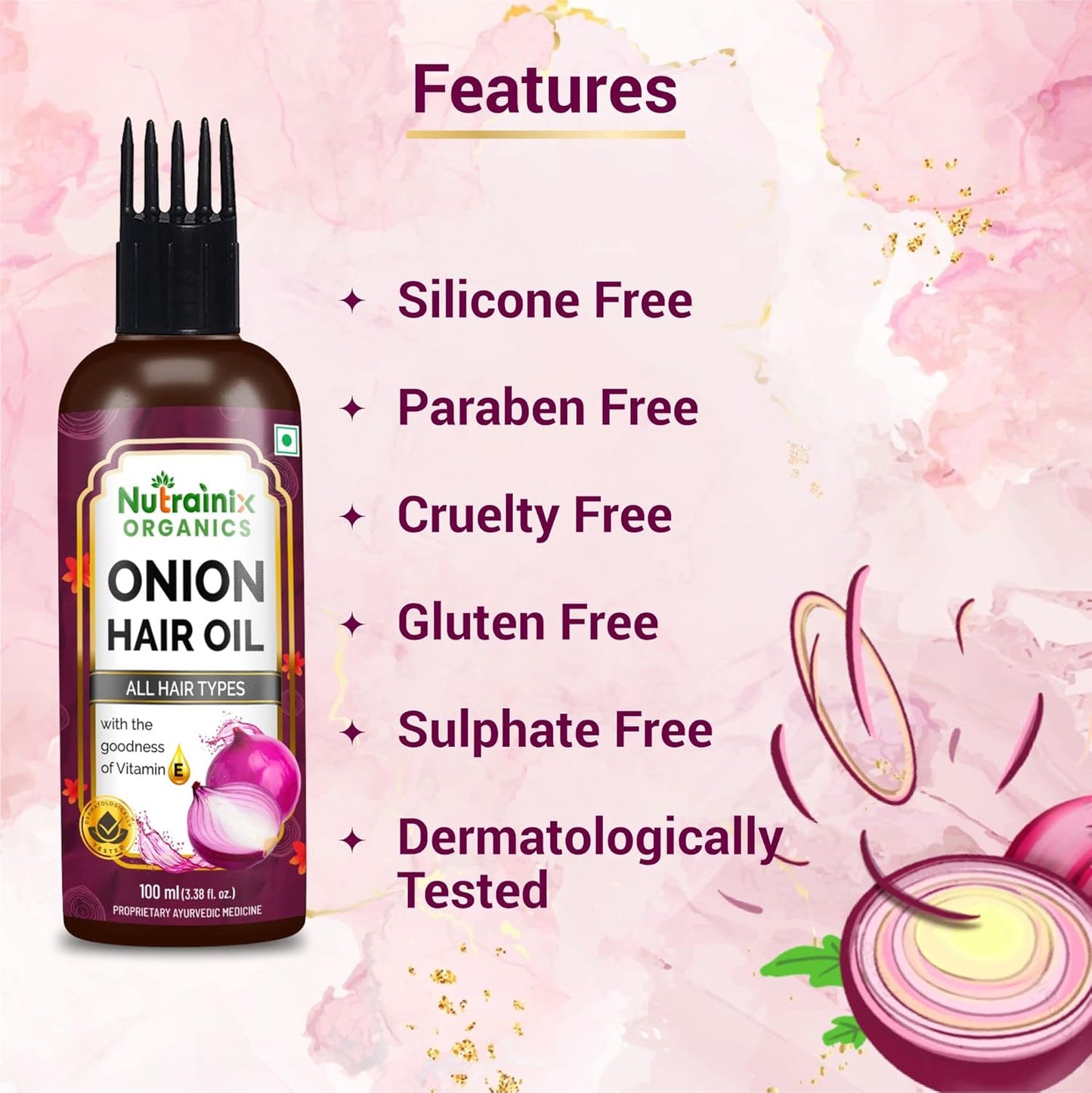 Onion & Brahmi Hair Growth Elixir