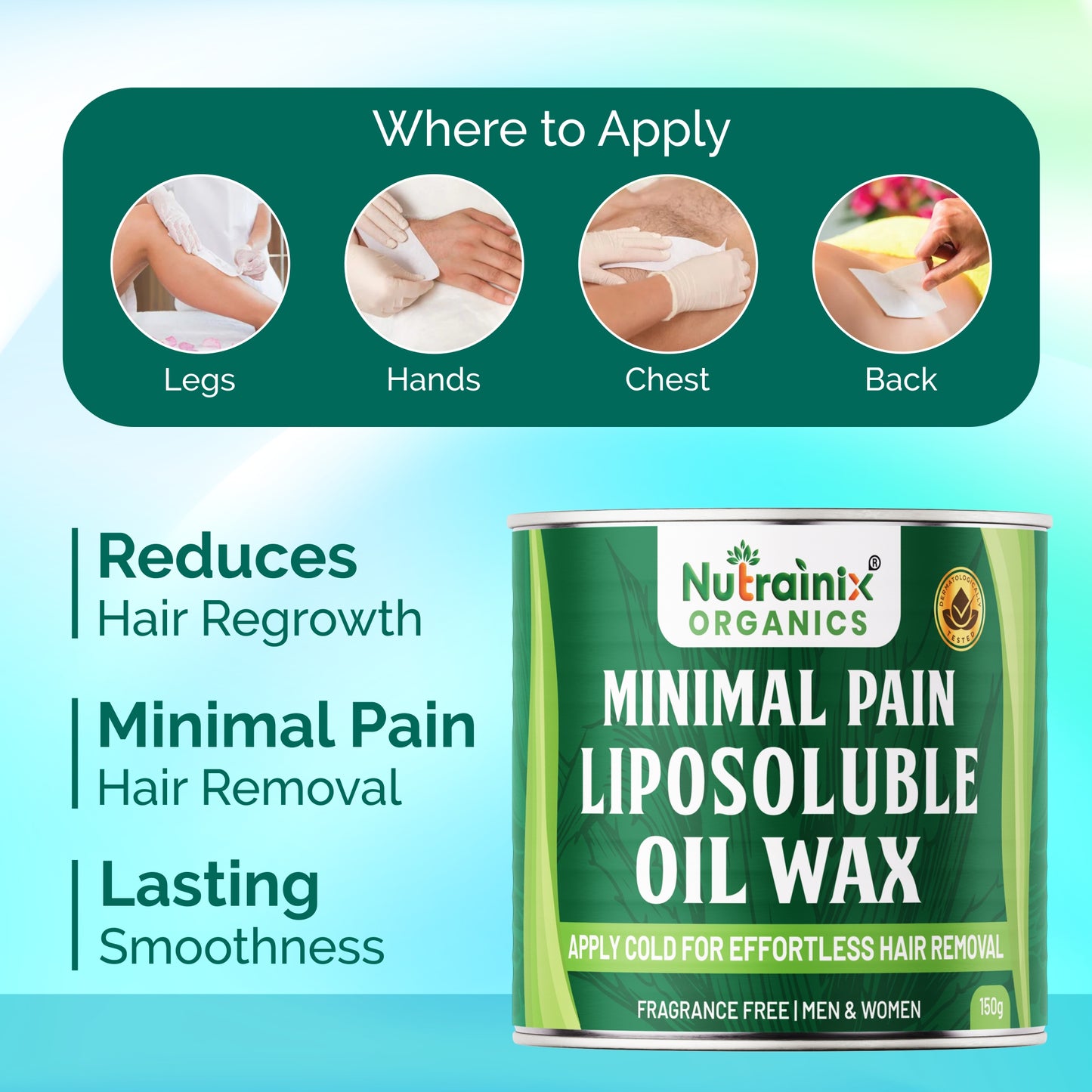 Minimal Pain Liposoluble Oil Wax - Apply Cold For Effortless Hair Removal