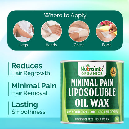 Minimal Pain Liposoluble Oil Wax - Apply Cold For Effortless Hair Removal