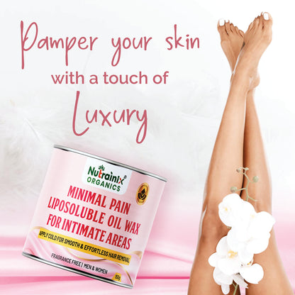 Minimal Pain Liposoluble Oil Wax For Intimate Areas
