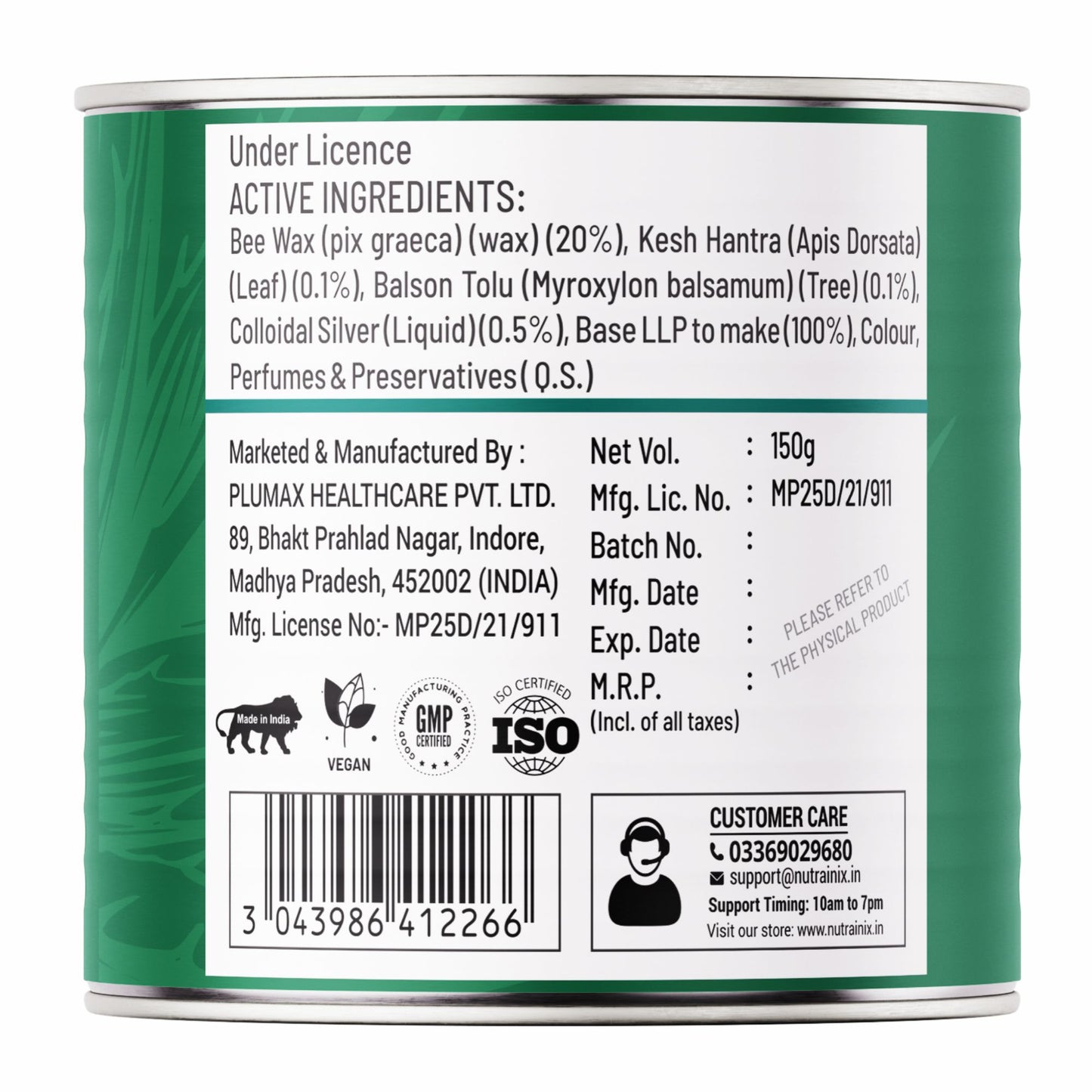 Minimal Pain Liposoluble Oil Wax - Apply Cold For Effortless Hair Removal