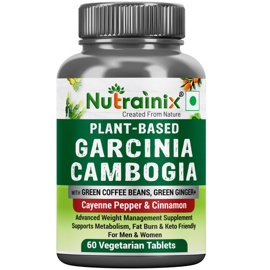 Nutrainix Plant-Based Garcinia Cambogia - 60 Vegetarian Tablets
